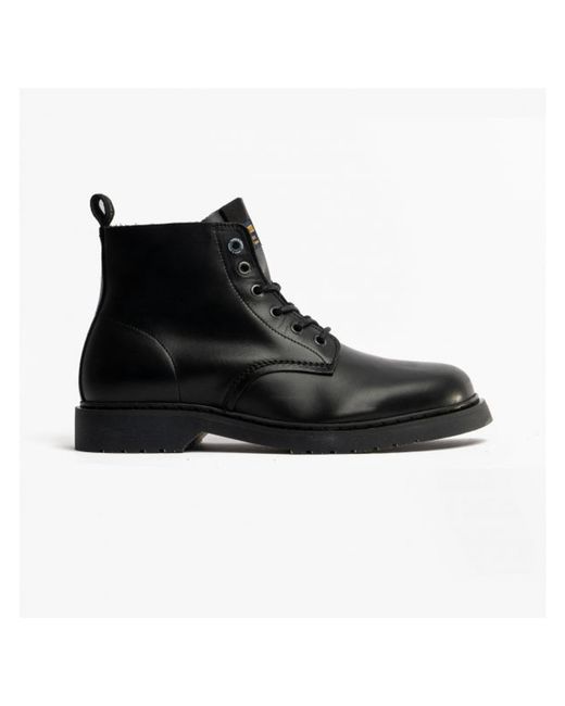 Jack & Jones Black Hastings Ankle Combat Boots