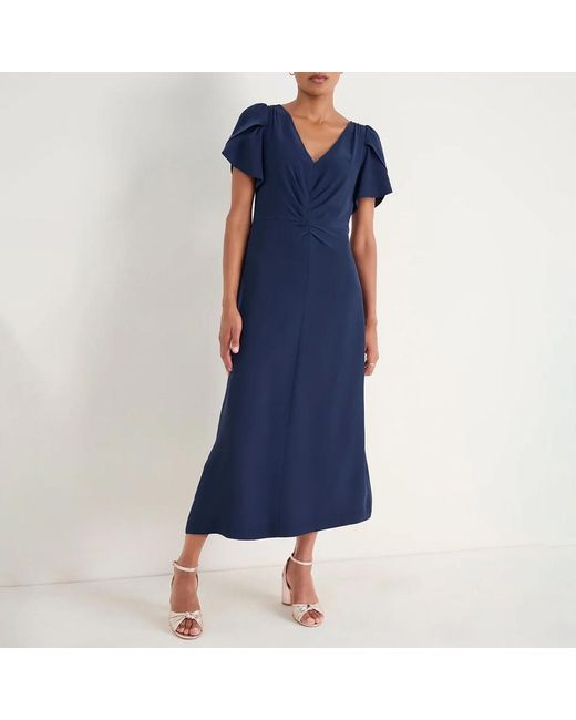 Wyse Blue Willow Cross Over Dress