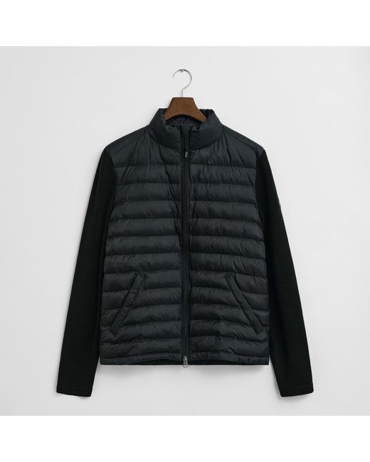 Gant Black Mixed Media Jacket