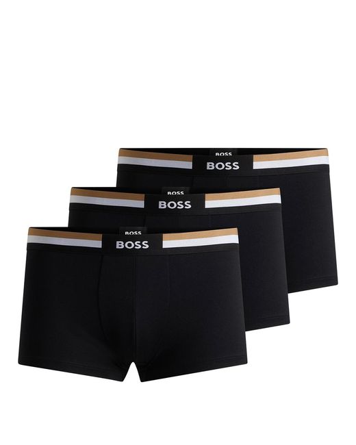 Boss Black 3 Pack Motion Cotton Stretch Boxers