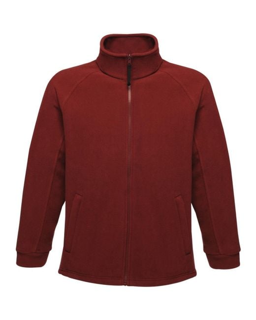 Regatta Red Fleece Jacket Polyester Bordeaux