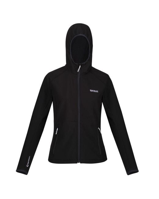 Regatta Black Soft Shell Jacket Arec Iii Polyester