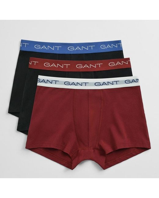Gant Red Multi Boxer Brief 3-Pack