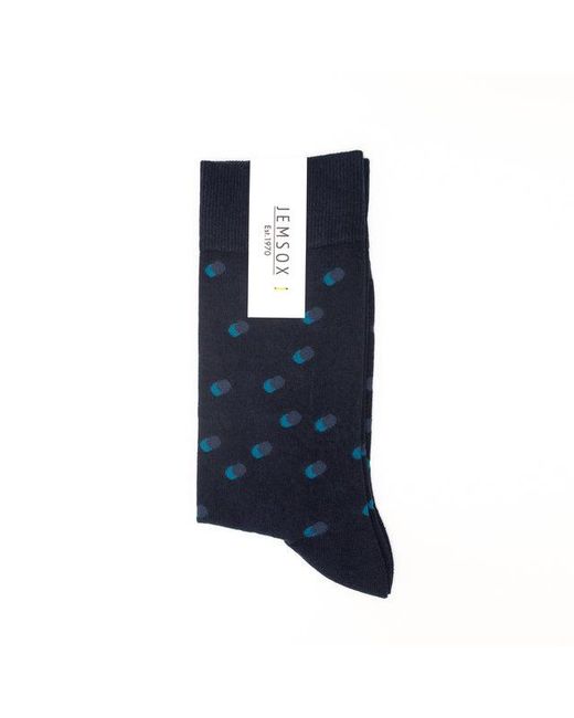 Jemsox Blue Shadow Spot Cotton Socks