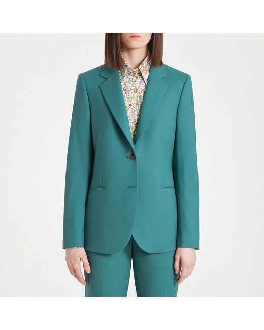 Paul Smith Green Wool Blazer