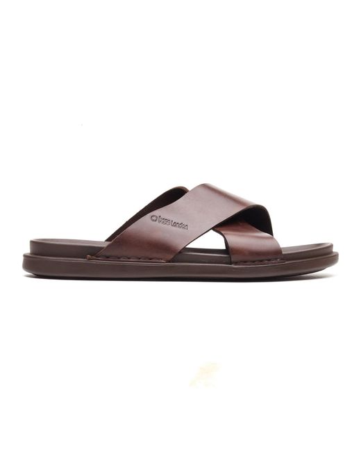 Base London Brown Drift Sandals