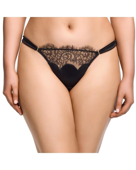 Dita Von Teese Black Esther Crotchless Brief