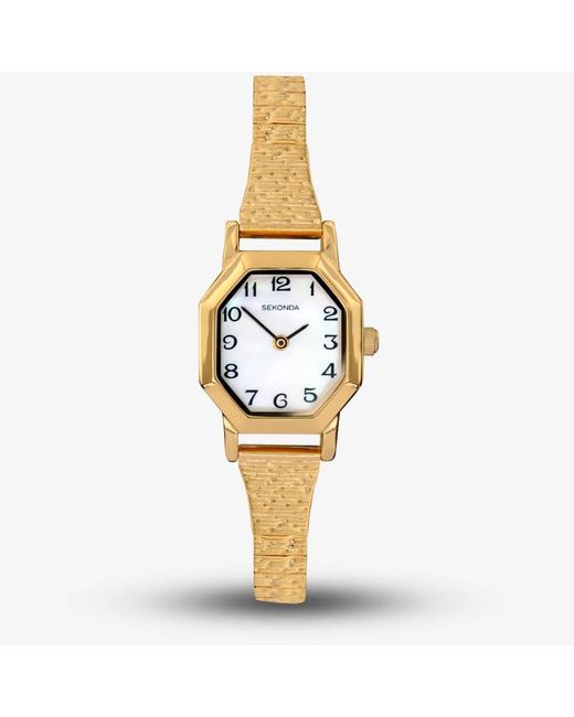 Sekonda Metallic Easy Reader Plated Expandable Watch 4265