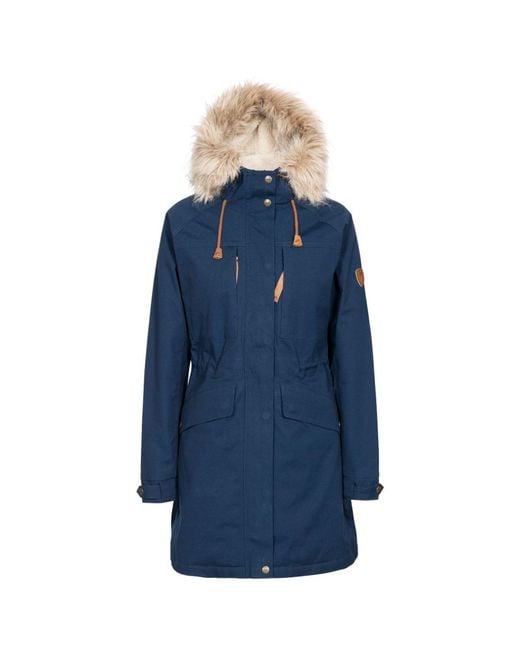 Trespass Blue Waterproof Jacket Faithful Polyester