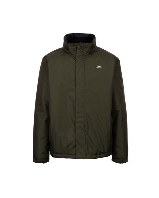 Trespass Green Padded Jacket Farmcott Polyester Dark Vine