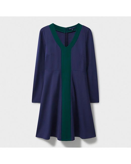 Crew Blue And Evalyn Ponte Dress