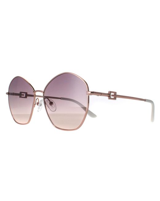 Guess Purple Sunglasses Gu7907 28Z Shiny Rose Rose Gradient