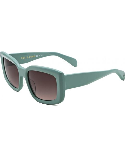 Rag & Bone Multicolor 54Mm Gradient Rectangular Sunglasses