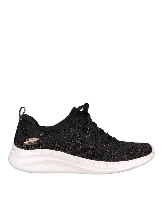 Skechers Black Ultra Flex 3.0 Let's Dance Trainers