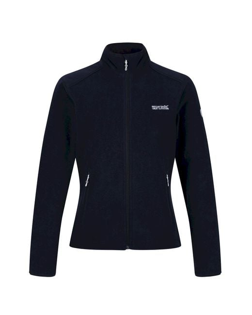 Regatta Blue Fleece Jacket Floreo Iv Polyester