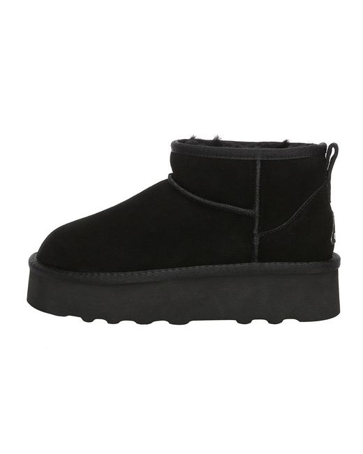 EVER AU Black Heron Ultra Mini Platform Boots