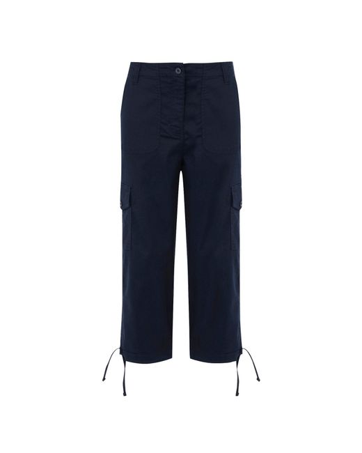 Regatta Blue Capri Trousers Shorebella Viscose