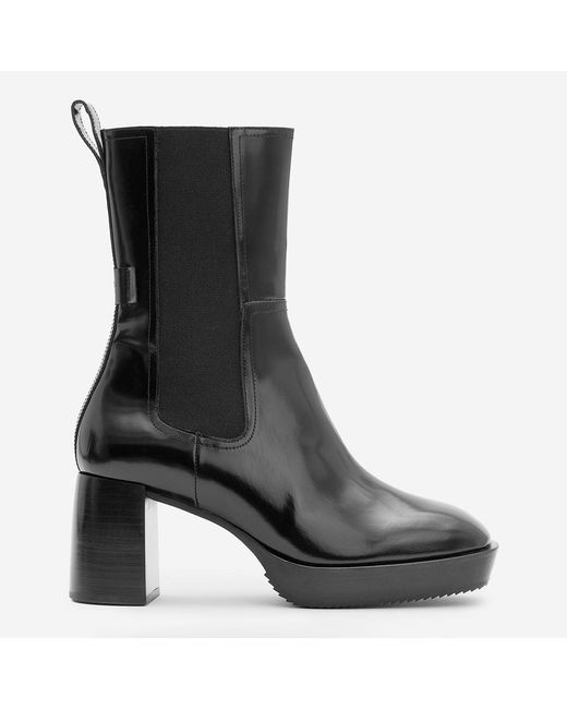 AllSaints Black Lottie Heeled Boots