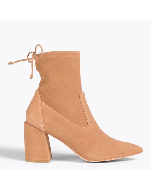 Stuart Weitzman Brown Suede Avenue 85 Ankle Boot