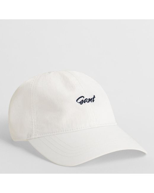 Gant White Small Graphic Cap