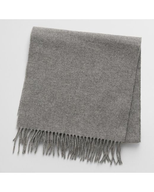 Gant Gray Wool Scarf