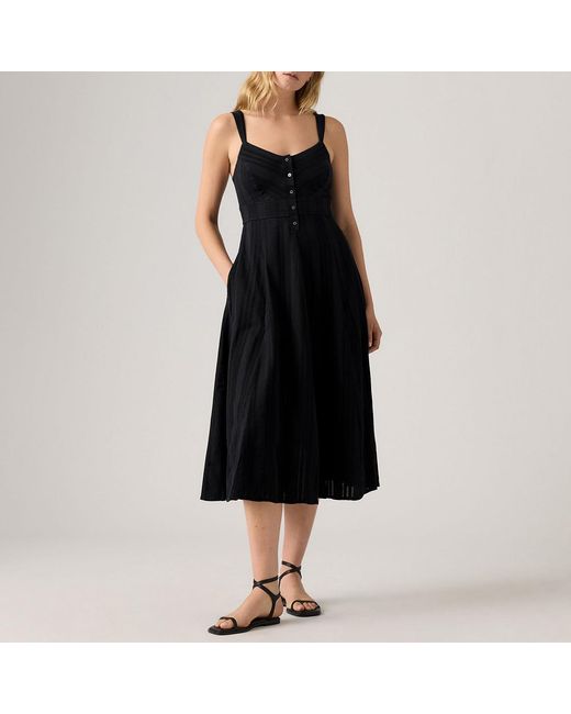 Levi's Black Ravina Midi Dress