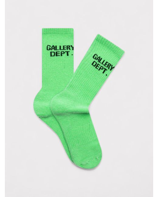 GALLERY DEPT. Green Clean Socks Flo for men