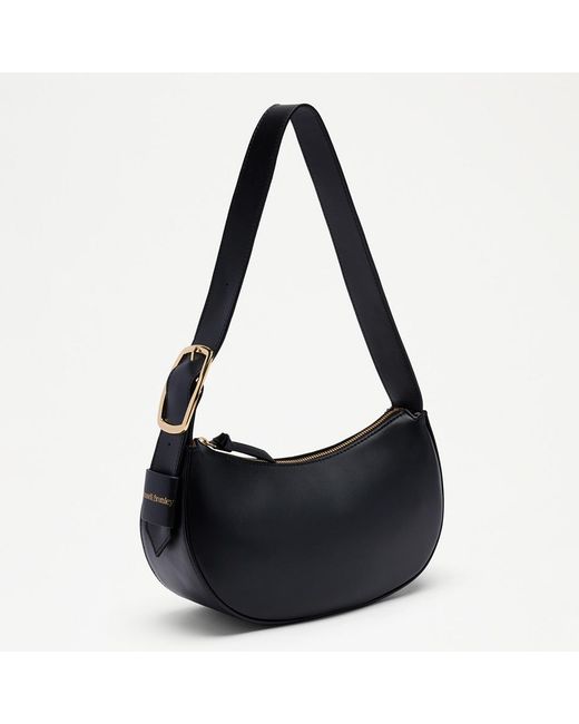 Russell & Bromley Black Leather Sutton Small Shoulder Bag