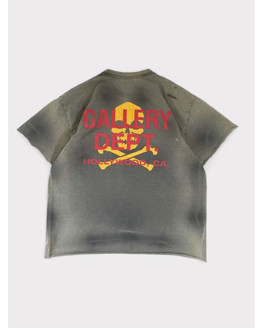 GALLERY DEPT. Gray Zip Tee