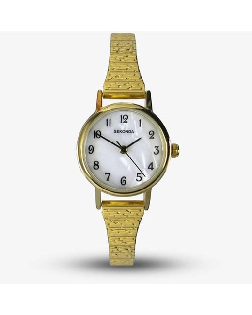 Sekonda Metallic Easy Reader Plated Expandable Watch 4677