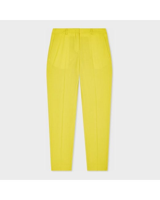 Paul Smith Yellow Wool Trousers