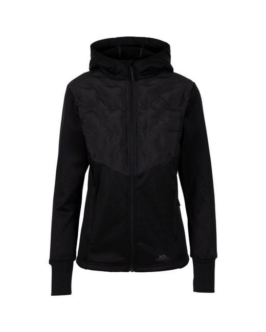 Trespass Black Hybrid Jacket Marney Polyester