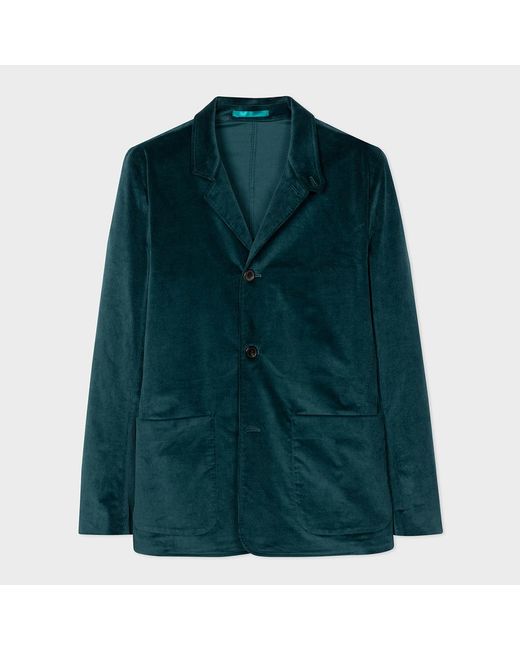 Paul Smith Green Velour Style Jacket