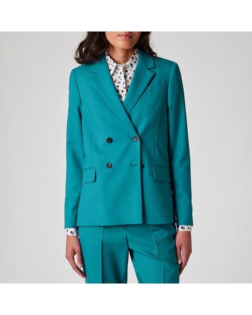 Paul Smith Blue Wool Blazer