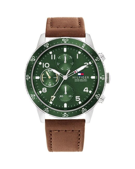 Tommy Hilfiger Green 1791948 Multi Dial Quartz Watch