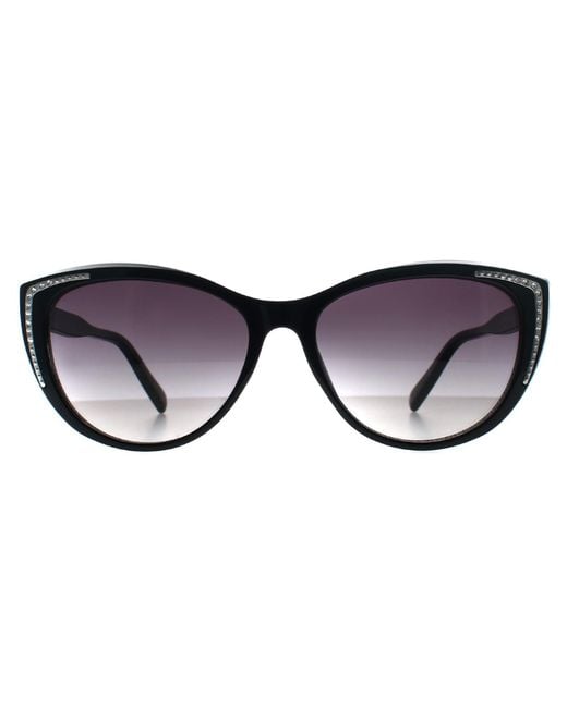 Guess Black Cat Eye Gradient Go00006 Sunglasses
