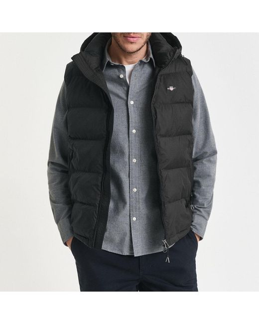 Gant Black Active Cloud Vest