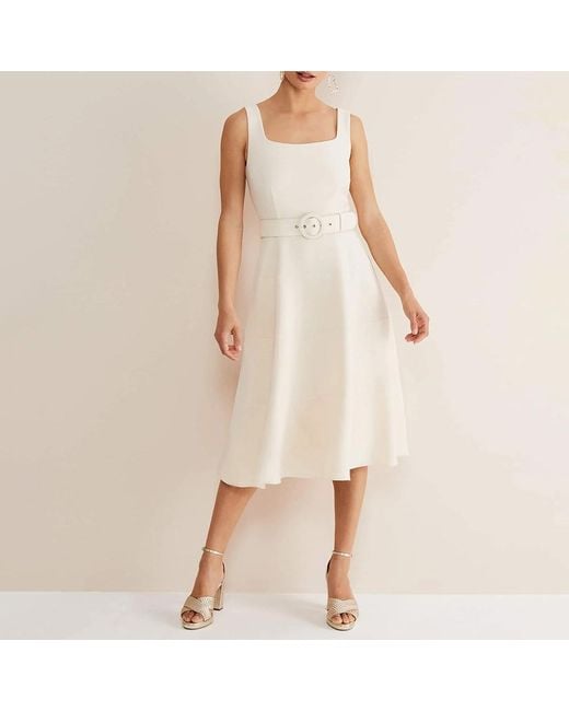 Phase Eight Natural Ethel Dress