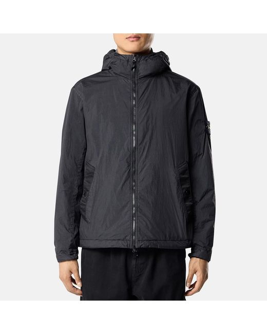 Stone Island Black Zip Through Coat
