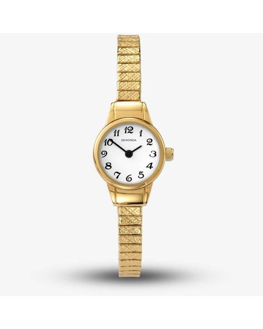 Sekonda Metallic Easy Reader Plated Expandable Watch 4474