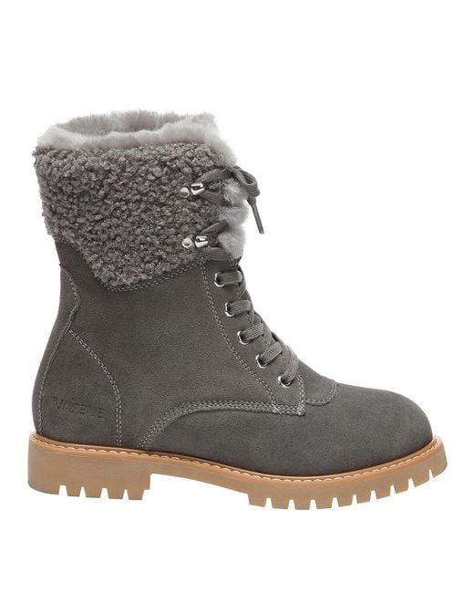 EVER AU Gray Sittella Chunky Boot