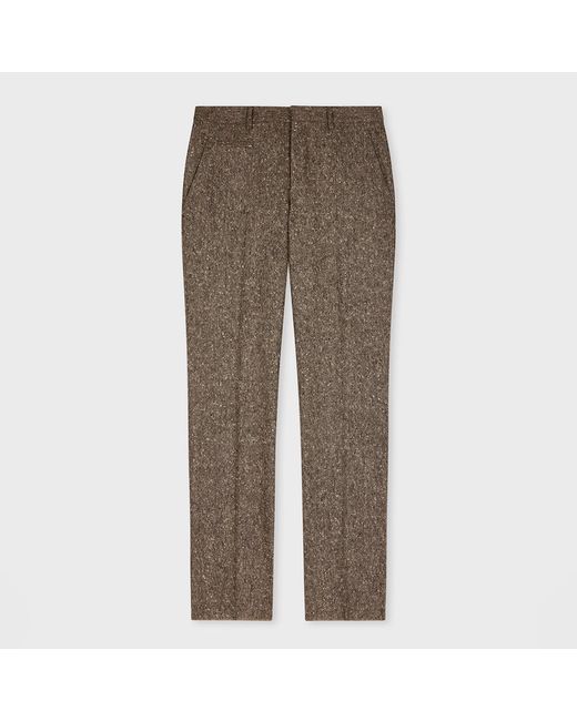 Paul Smith Brown Smart Wool Trousers