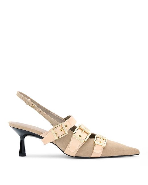 AllSaints Natural Vivian Slingbacks