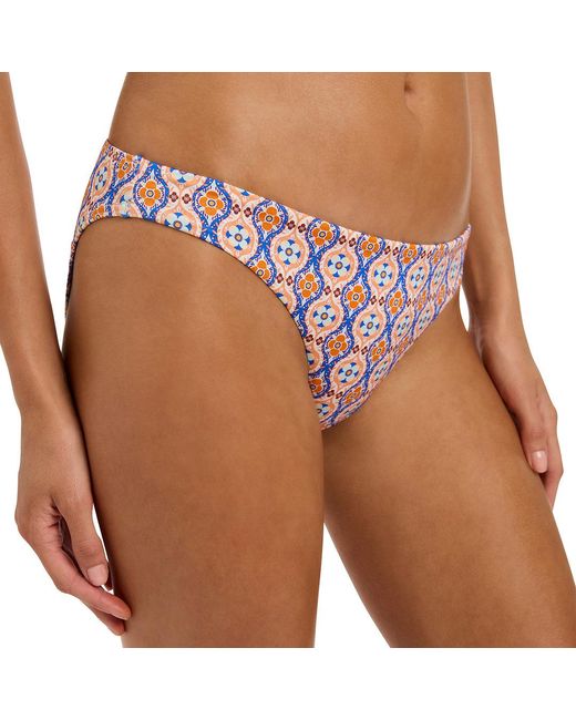 Jets by Jessika Allen Blue Retro Azura Geo Hipster Bikini Bottom