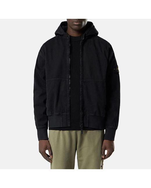Stone Island Black Zip Up Jacket