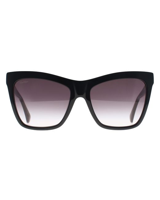 Max Mara Brown Cat Eye Gradient Mm0008 Logo2 Sunglasses