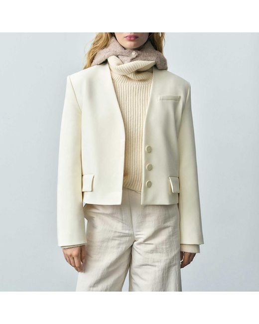 Mango Natural Blazer Jeanne