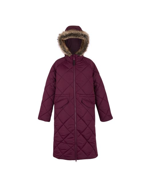 Regatta Purple Ladies Freyla Padded Jacket Fig