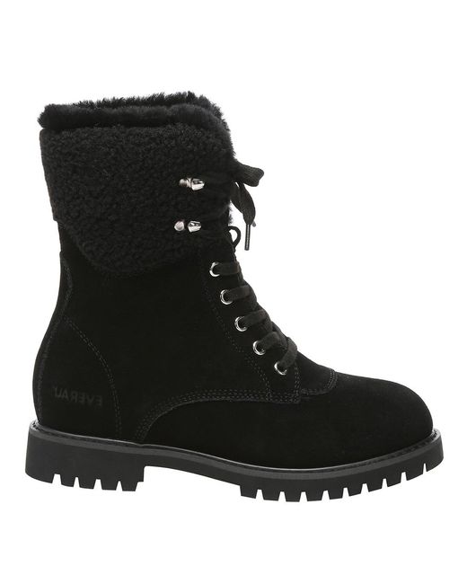 EVER AU Black Sittella Chunky Boot