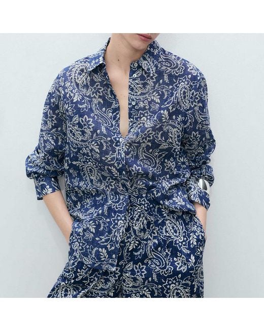 Mango Blue Shirt Nemo